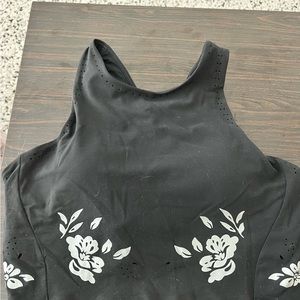 Black Athleta cutout top